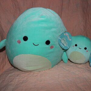 Mallow & Mini Nessie the Sea Monster Squishmallow 12inch & 5inch (BNWT)